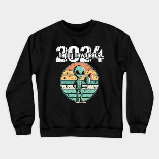 2024 Celebration - Alien New Years Eve NYE Crewneck Sweatshirt